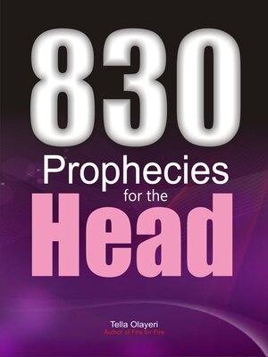 cover image of 830 Prophecies for the Head